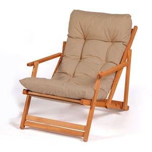 Chilienne taupe pliante - grand confort SORA